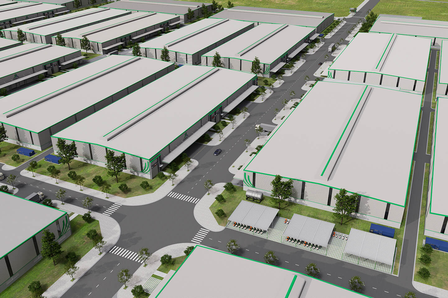 HLI EcoHub Nam Ha 3D rendering